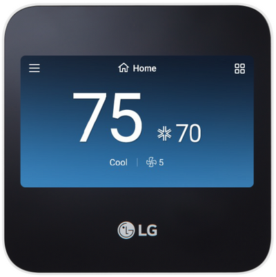LG Deluxe Wired Remote Controller  Premium Thermostat - Black  LG Model PREMTA200  Replaces PREMTA000