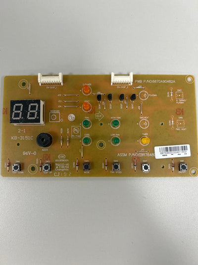 LG Display Board Part #&nbsp;EBR76480001  In Stock, Fast Free Shipping Nationwide&nbsp;   PTAC Control Board - 6870A90482A