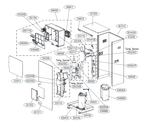 OEM LG Case Assembly Control ABQ74262801 – RapidHVACParts