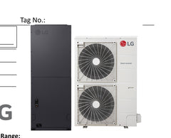 KNSLB481A | LG Single Zone IDU - Multi Position AHU 48k BTU for Multi Position AHU, Multi Position AHU LGRED° (R32)