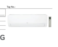 KNUAB181A | LG Multi/Single Zone IDU - Wall Mount High Efficiency 18k BTU (R32)