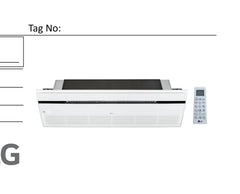 KNUFB181A | LG Single/Multi Zone 1-Way Cassette IDU (18K BTU) R32