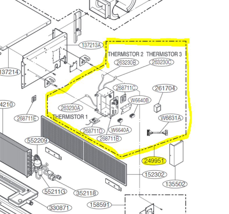 OEM LG Case Assembly, Control ABQ59260723 – RapidHVACParts