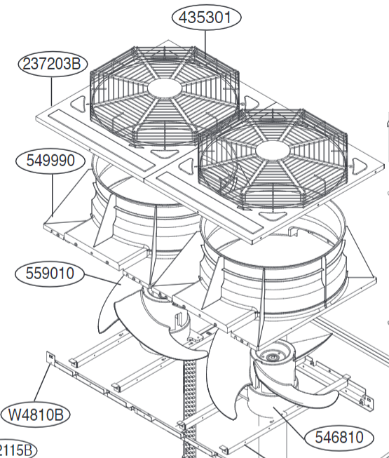 EAU43080001 - LG Motor Assembly, DC, Outdoor - Replaces